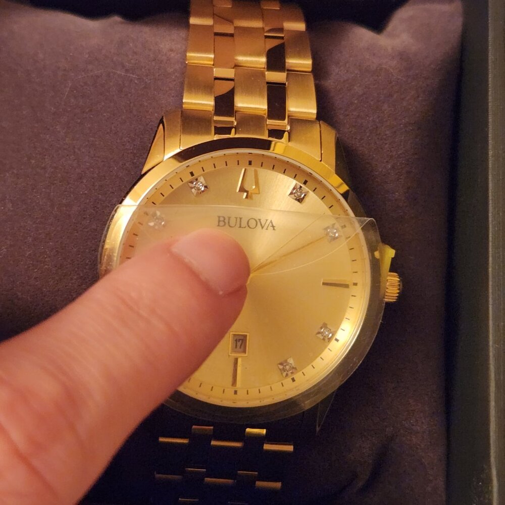 BRAND NEW Men's Bulova Classic Sutton Watch w/Diamond accents!! - Picture 3 of 12
